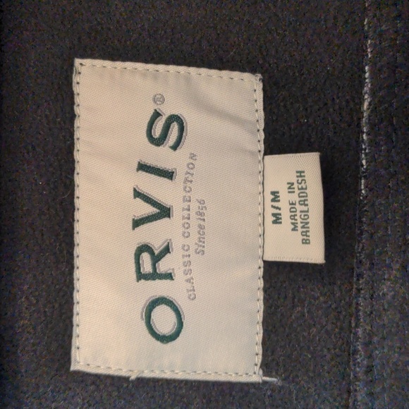 Orvis Fleece-lined Flannel Shirt Jacket, Shacket, Like New, Sz M - Picture 14 of 14